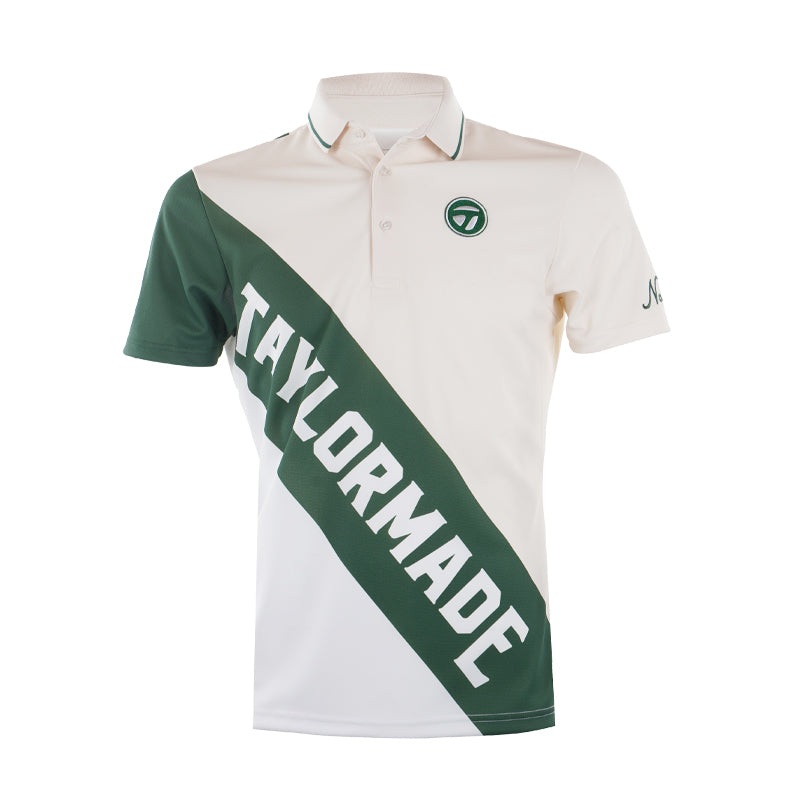 TAYLORMADE Summer Commemorative 2024 Men’s Polo (Sand/Green/White)