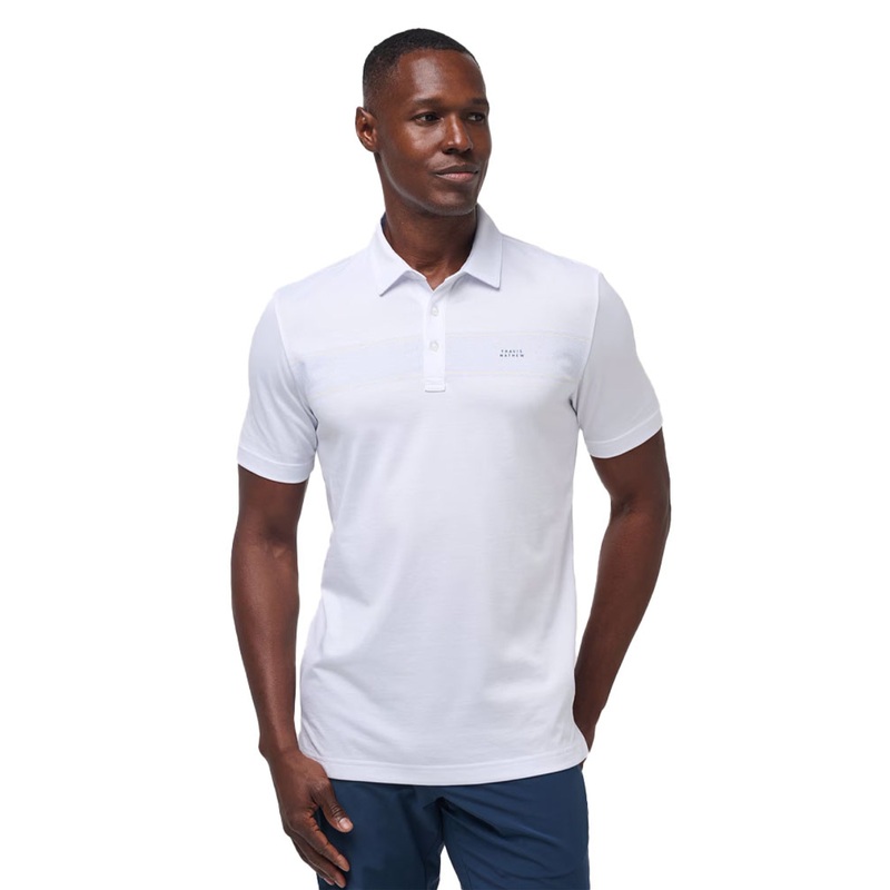 Travis Mathew Deck Navigator Polo – White