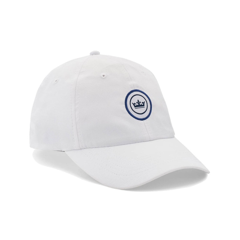 Crown Seal Performance Hat|White|Azure|True Navy|One Size (Adjustable)