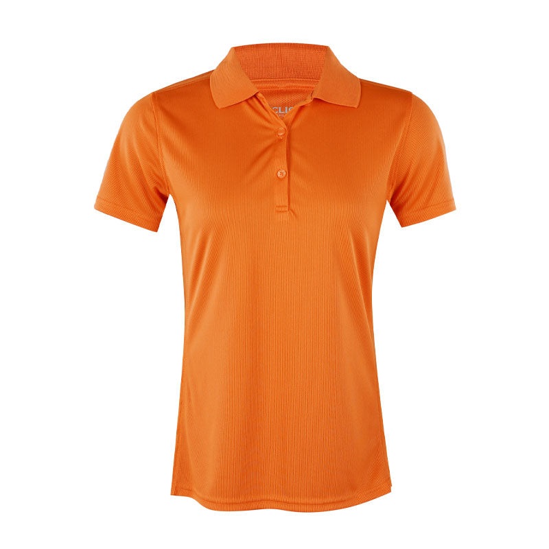 CUTTER & BUCK Clique Ice Pique Women’s Polo (Orange)