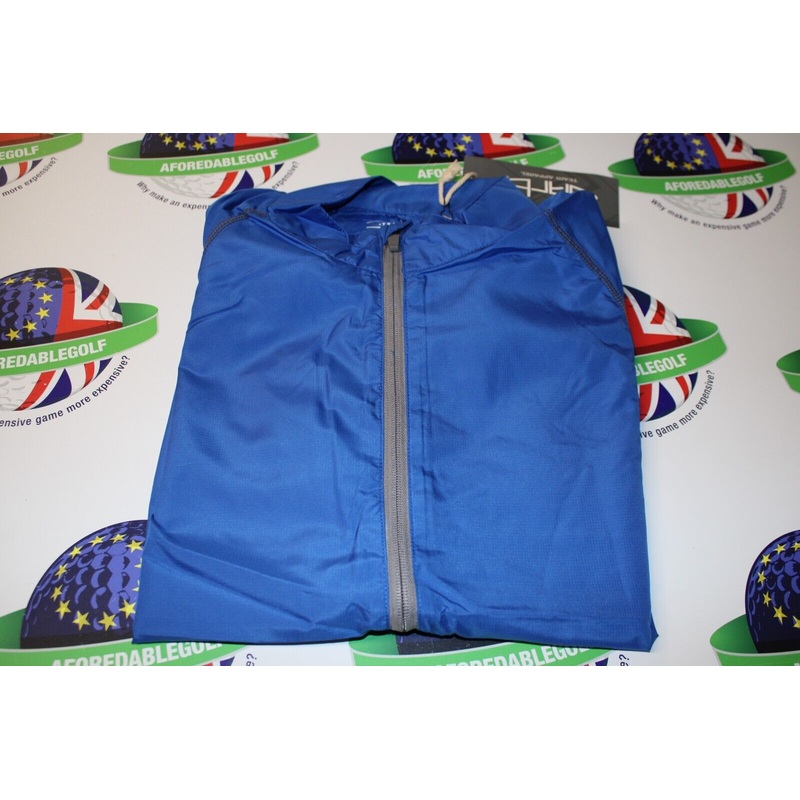Garbinc Griffin Lightweight Shell Junior Wind Jacket Blue/Grey XL Age 11-12