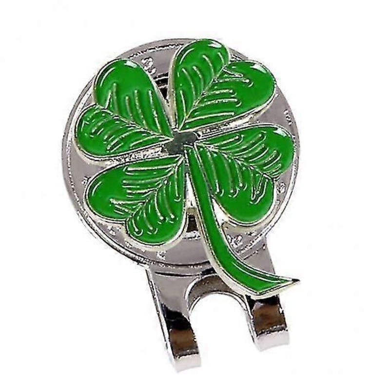 20xMagnetic Golf Cap Clip with Detachable Golf Ball Markers Training Aid Green