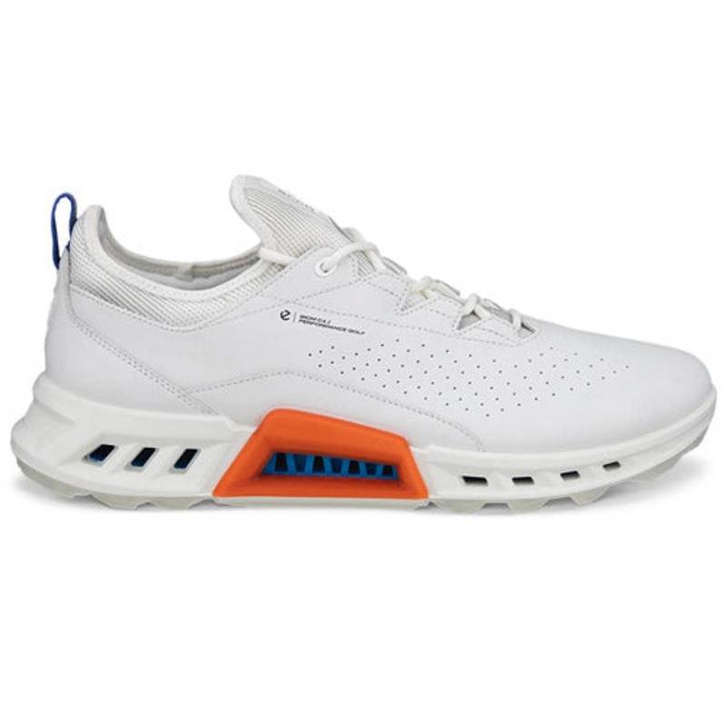 ECCO BIOM C4 Golf Shoes – White/Mazarine Blue