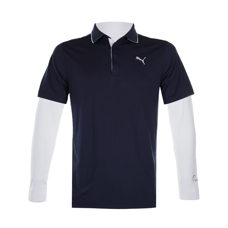 PUMA Japan Stretch Smooth Men’s Polo Set (Deep Navy)