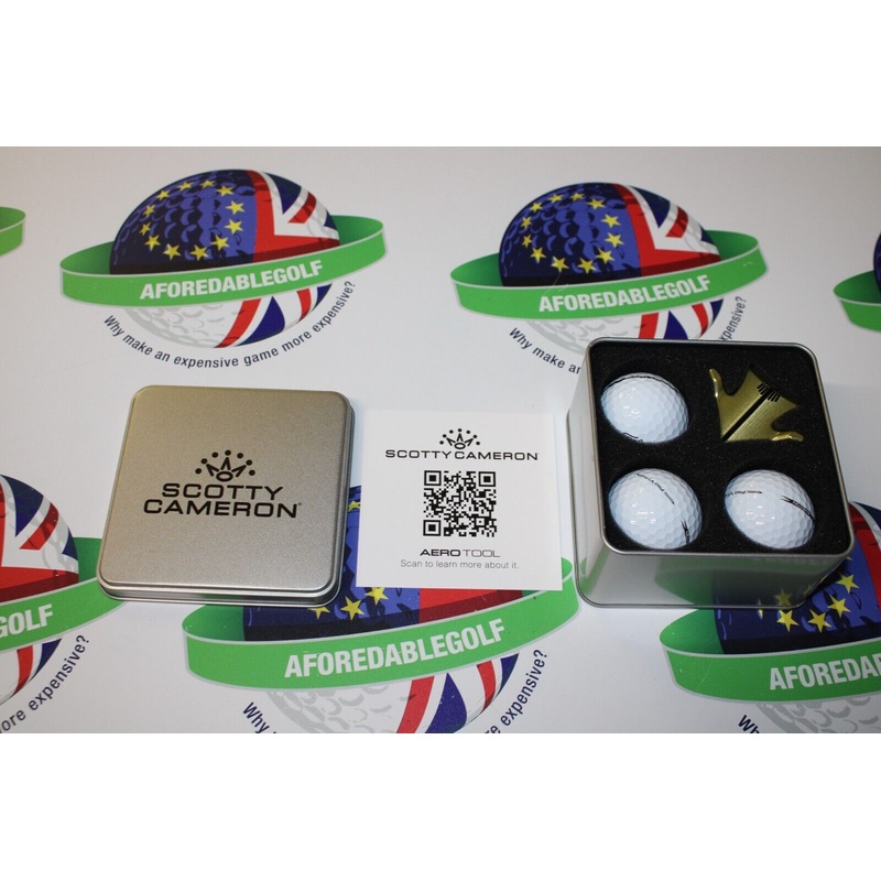 Titleist Scotty Cameron Limited Edition Gold Aero Tool Box Kit