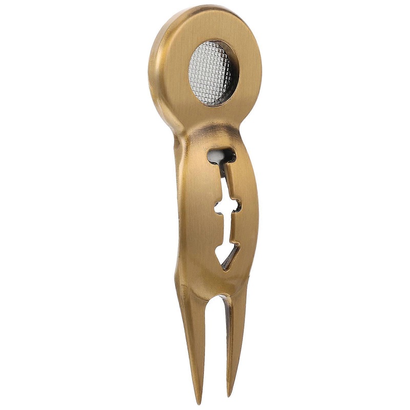 Aluminum Golf Accessories Divot Tool Stainless Steel Ball Line Maker Outdoor Golf 8.00×2.50×0.70cm Divot Repair 1Set