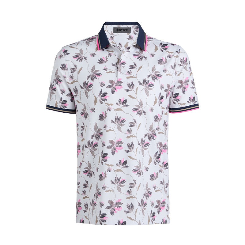 GFORE Iris Men’s Tech Jersey Polo (Snow)
