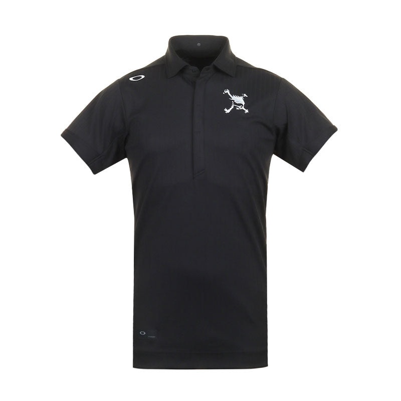OAKLEY Japan Skull Sleek Stripe Men’s Polo (Black)