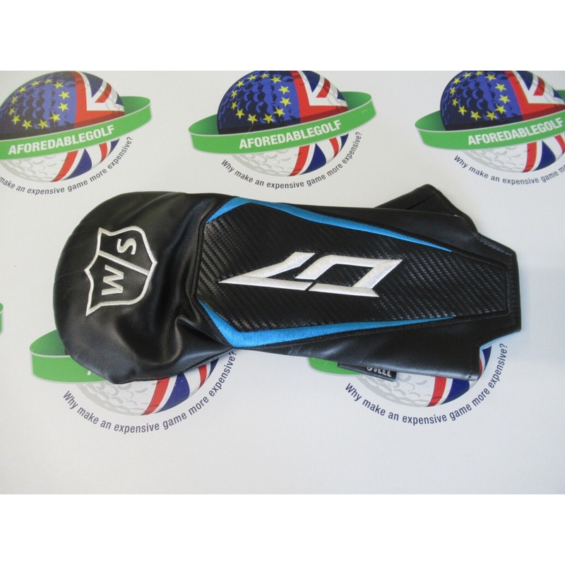 Used Wilson Staff D7 Black/Blue Driver Head Cover