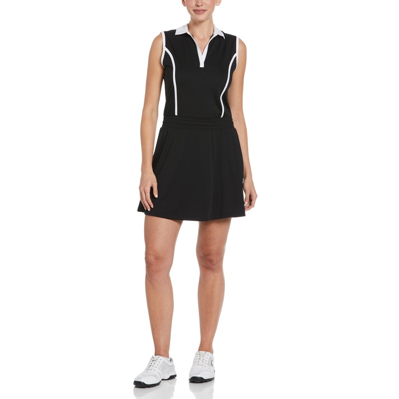Women’s Color Block Golf Polo Dress