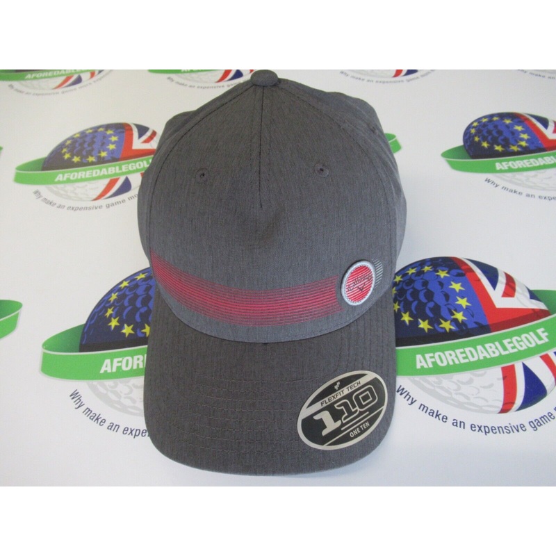 Callaway Straight Shot Flexfit Grey/Red Adjustable Golf Cap