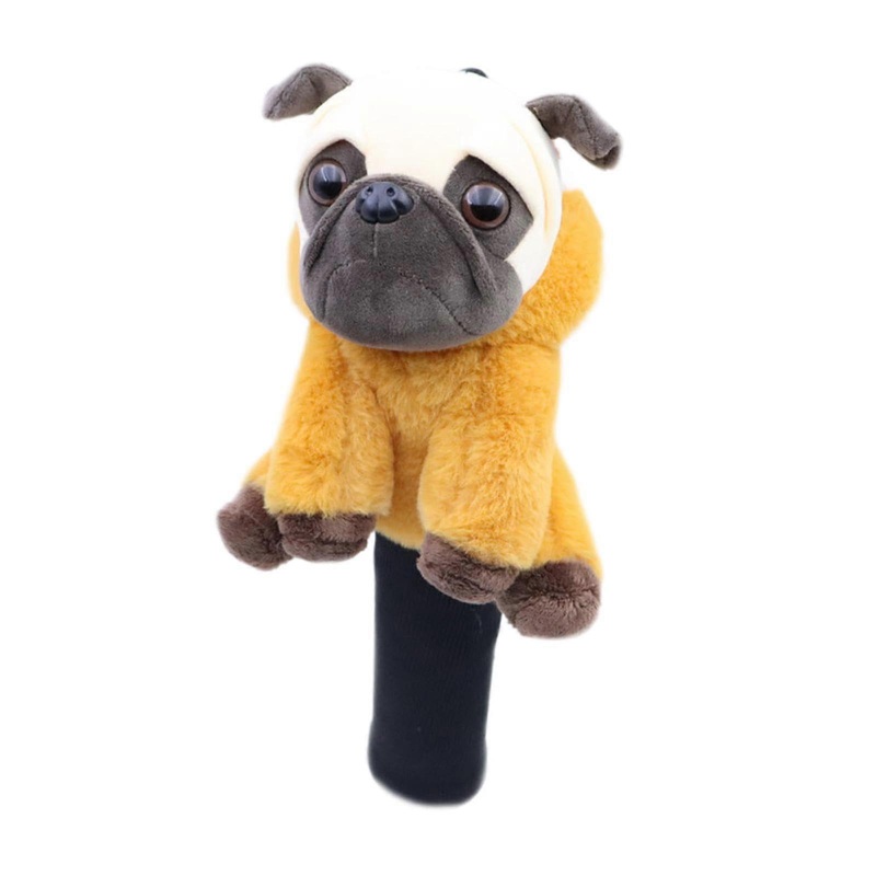 Golf Headwear Gear Plush Wrap Cover for UT Golf Clubs – Cute Protective Accessories for Golf Training, Yellow Color