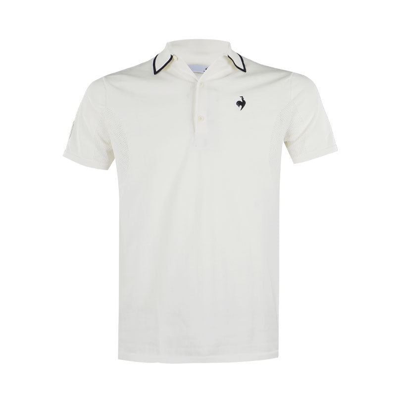 LE COQ SPORTIF GOLF Basic Knit Men’s Polo (White)