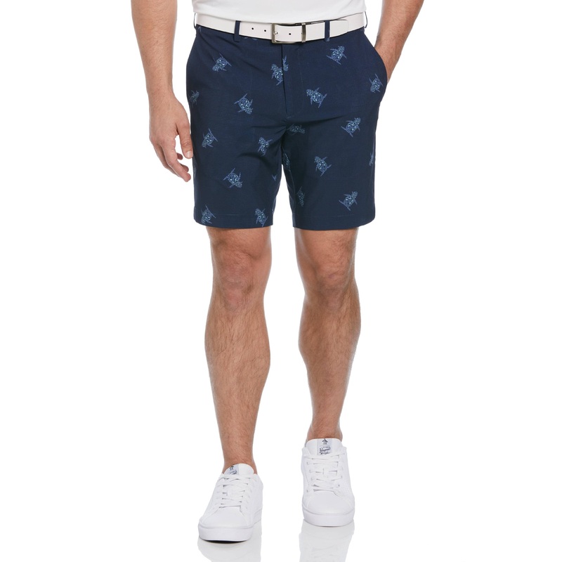 Men’s 60s Floral Pete Print 8 Golf Shorts