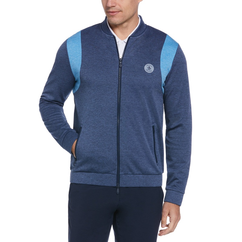 Men’s Color Block 80s Bomber Jacket