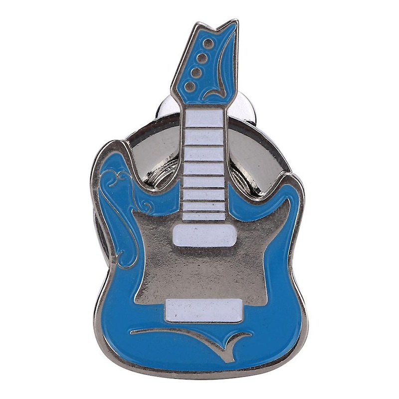 Metal Magnetic Golf Cap Hat Visor Clip Ball Marker Accessory (Blue Guitar)