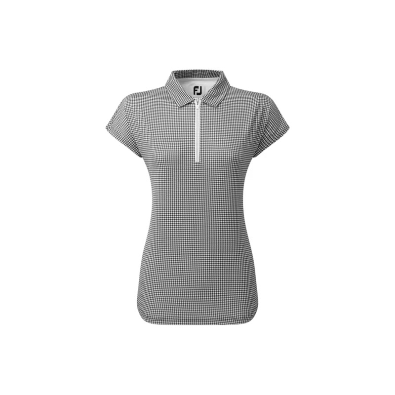 Women’s Houndstooth Print Lisle