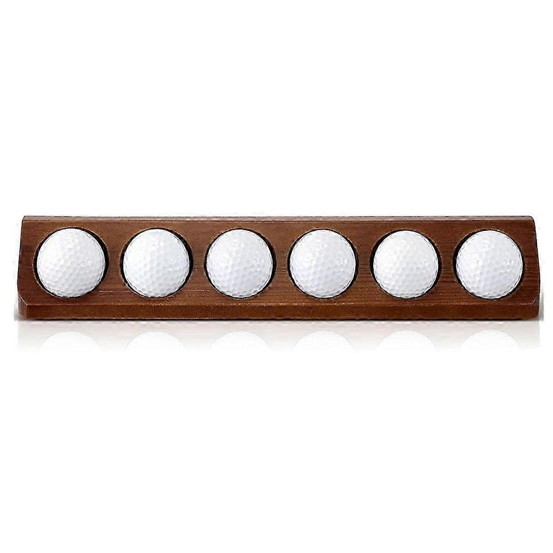 Wooden Golf Ball Display Case – Standard Size Wall Mount Stand Holder for Golf Balls