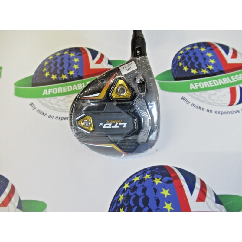 Cobra Left Hand King Ltd X Max 15.5 Degree #3 Wood Hzrdus Smoke Im10 5.5 60G Reg