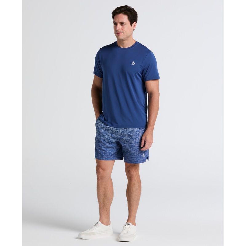 Men’s 7 Performance Tennis Printed Shorts
