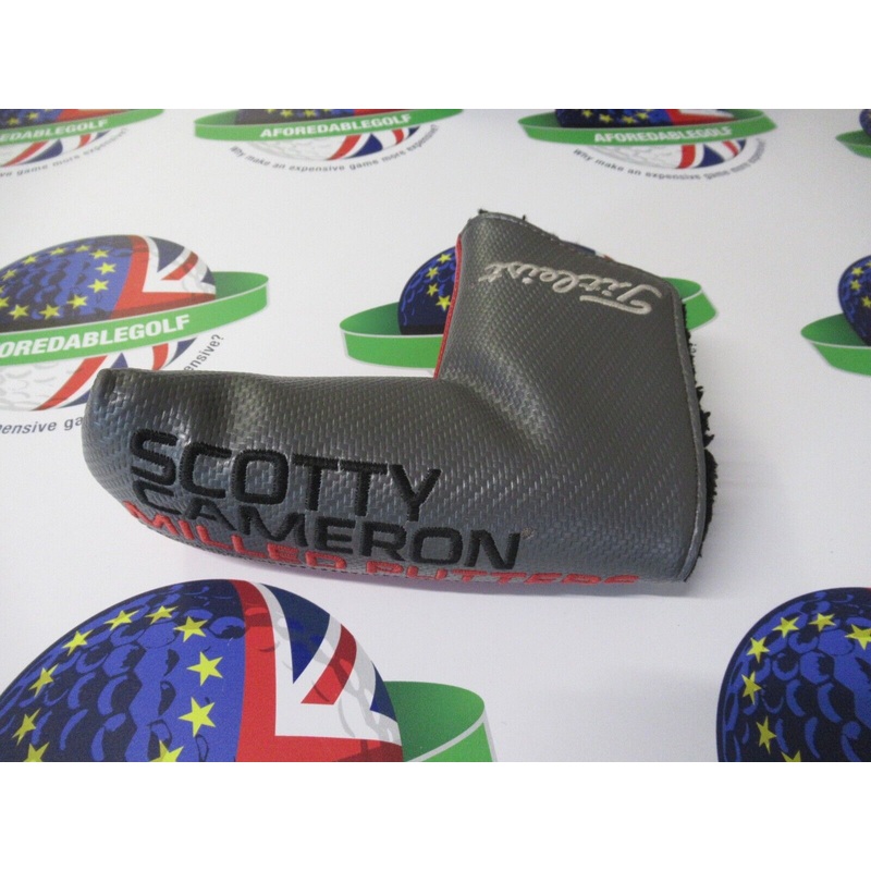Used Scotty Cameron Design Milled Putters Red/Grey Blade Putter Cover