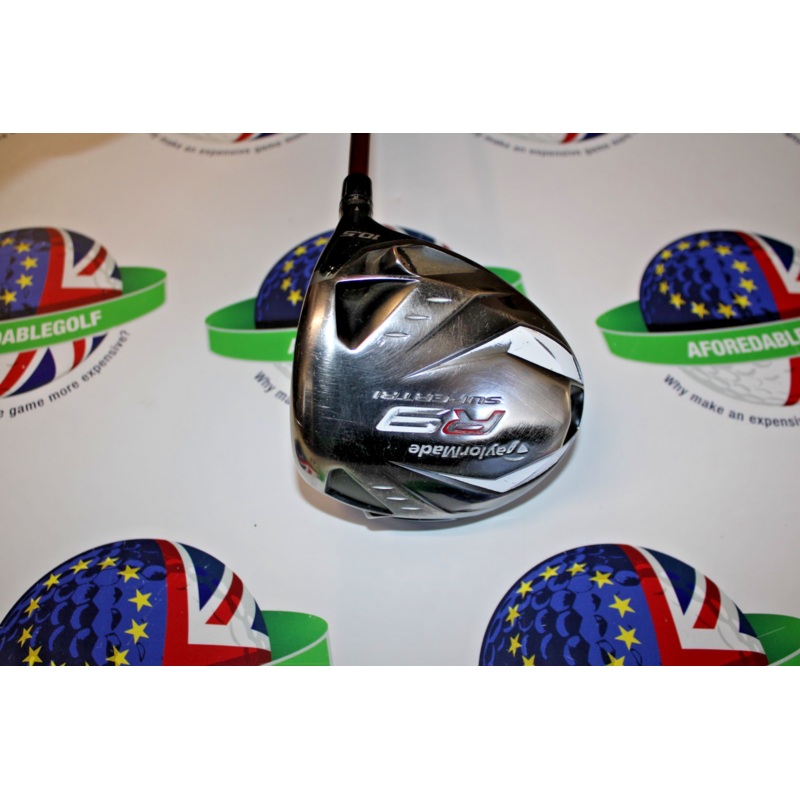 Used Taylormade R9 Supertri 10.5 Degree Driver Fujikura Motore 60 Regular Flex