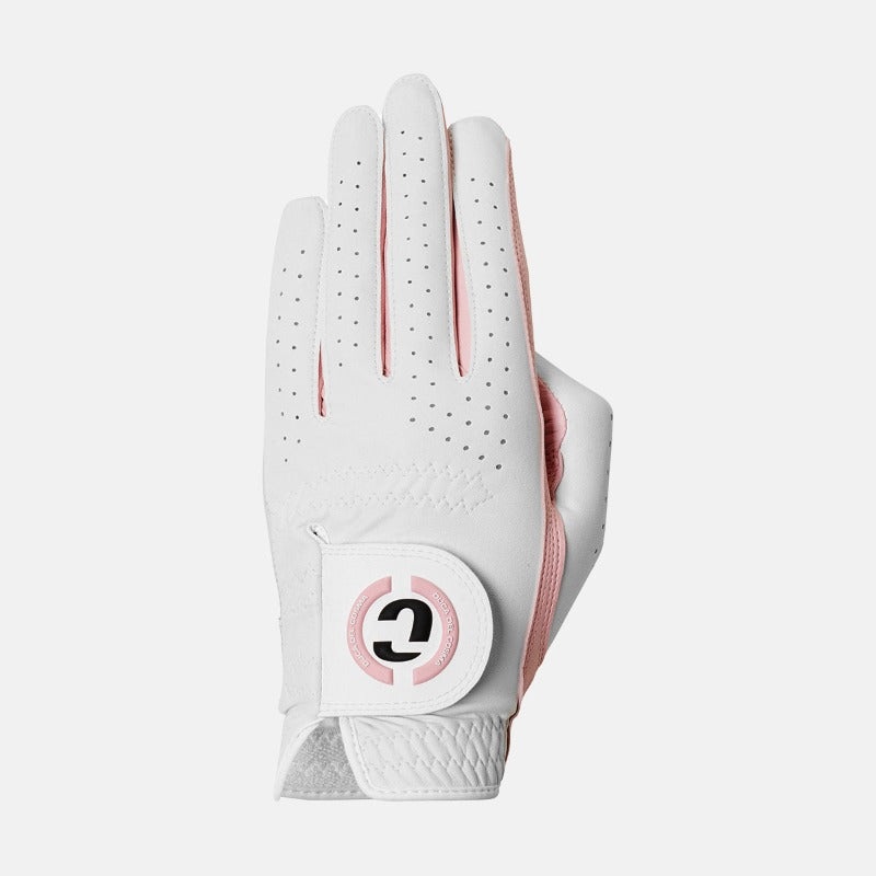 Duca Del Cosma Golf Glove – White/Pink