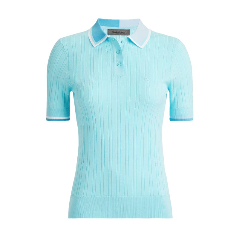 GFORE Ribbed Cotton Women’s Polo (Daybreak)