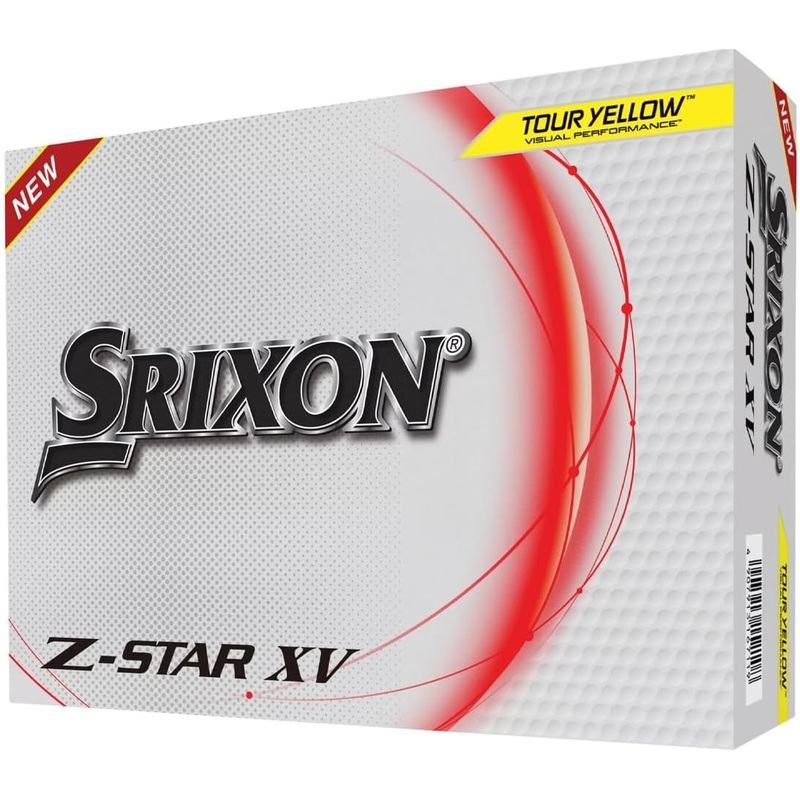 New 1 Dozen Srixon Z-Star Xv Tour Yellow Golf Balls