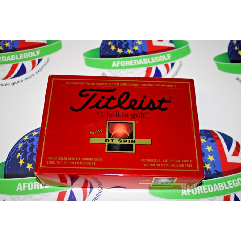 New 1 Dozen Titleist DT Spin Golf Balls