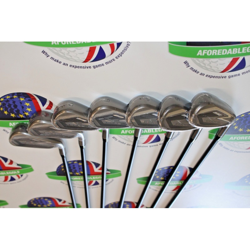 New Cobra Dark Speed Iron Set 6-Pw + Gw + Sw Kbs Pgi Graphite Shafts 65G Seniors