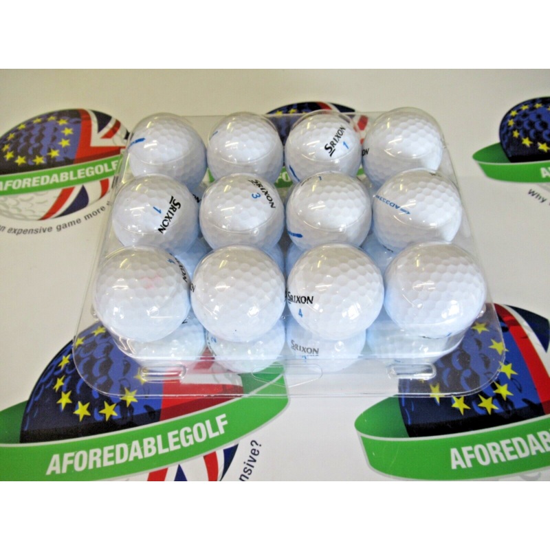 24 Srixon Ad333 White Golf Balls Pearl/Pearl 1 Grade