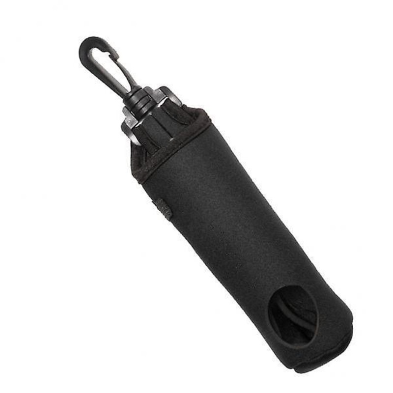 3xSmall Golf Ball Bag Golf Tees Holder Pouch with Swivel Belt Clip Black