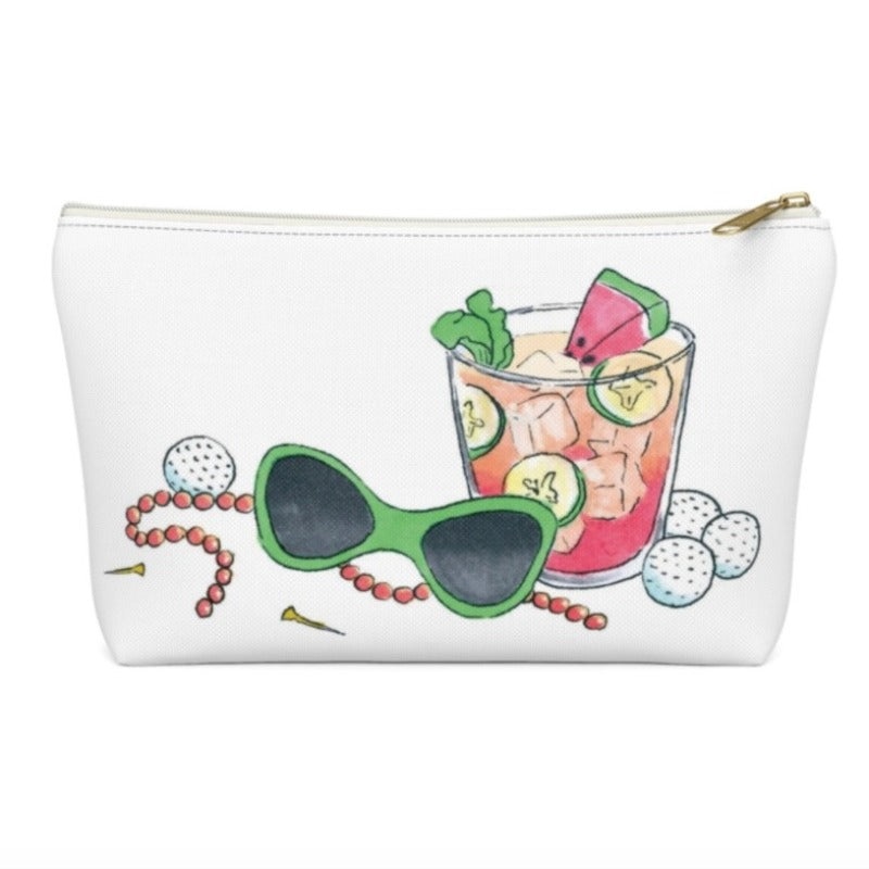 Bloom Designs Zip Pouch – Watermelon