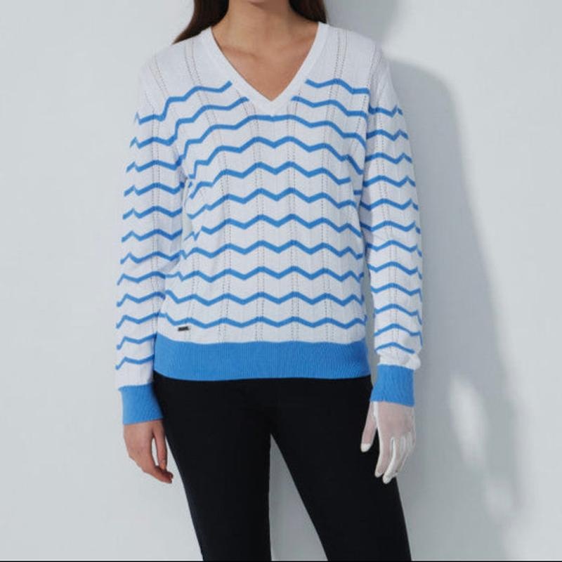 Daily Sports Wave Sweater – Blue/White
