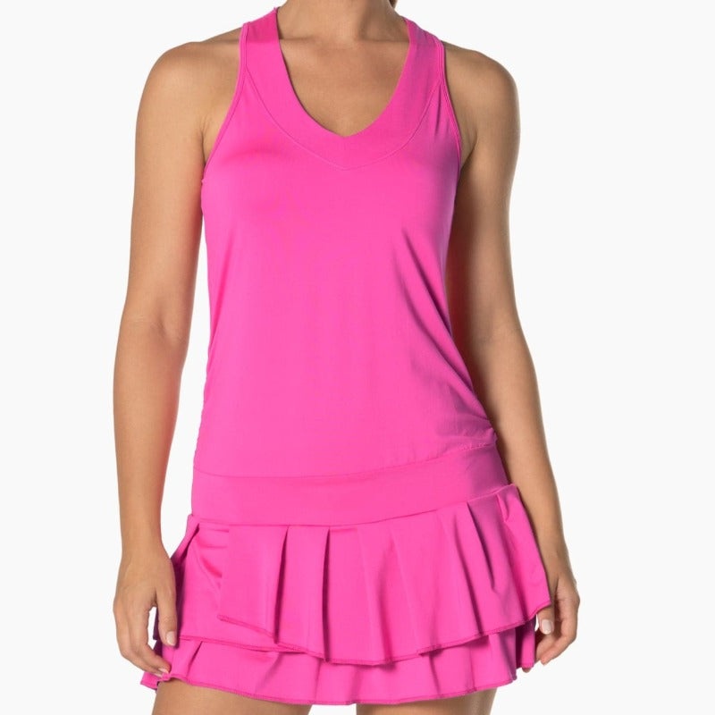 Lucky In Love In It to Win It Dress – Pink