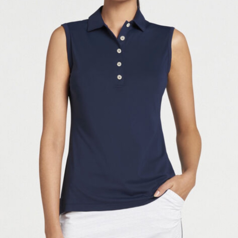 Peter Millar Perfect Fit S/L Polo – Navy