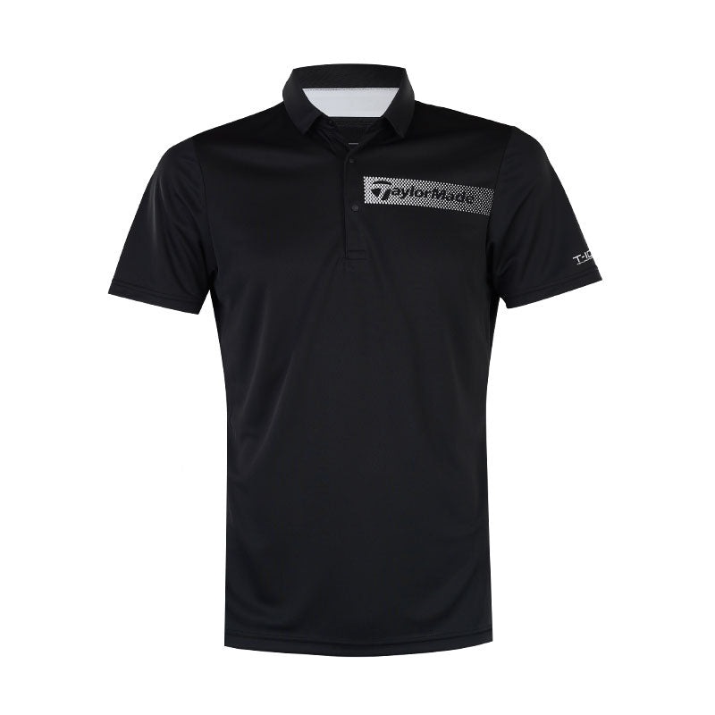 TAYLORMADE M T-ICE Gradation Men’s Polo (Black)