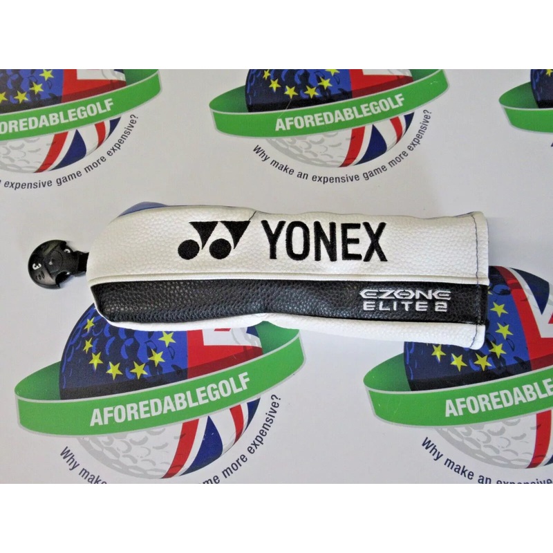 Used Yonex Ezone Elite 2 White/Blue/Black Hybrid/Rescue Head Cover