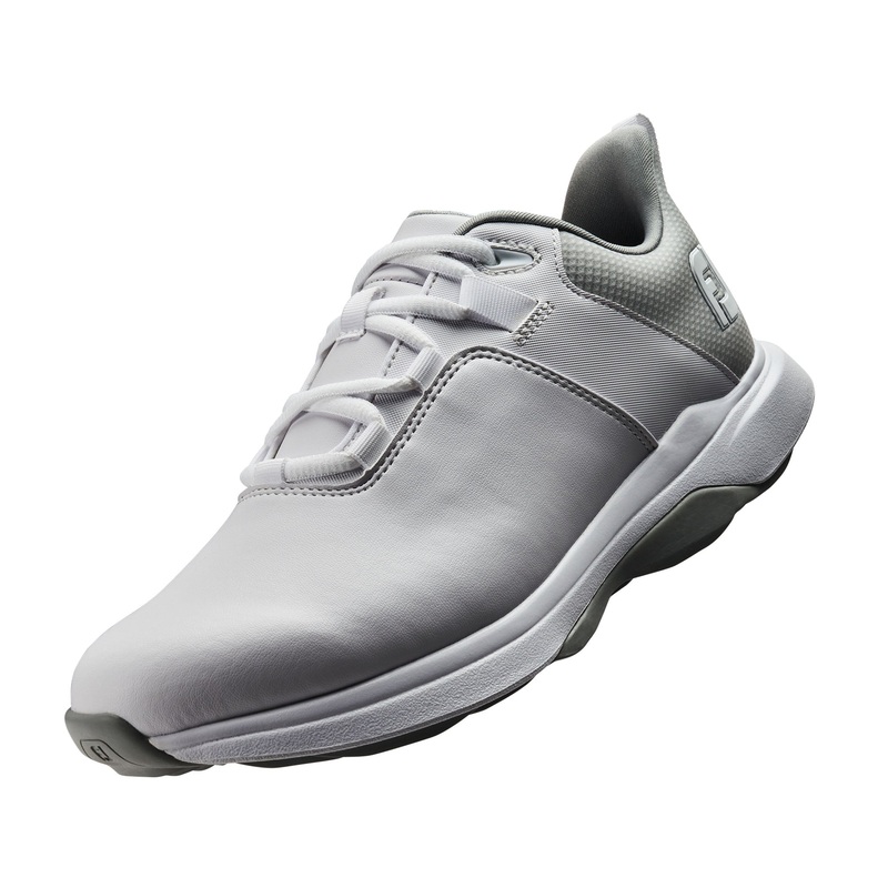 FootJoy Women’s Wide Fit ProLite Golf Shoes in White, Grey & Light Grey