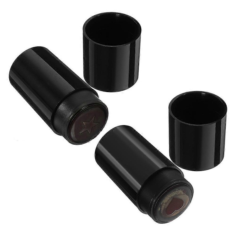 Golf Stamp Multi-Functional Golf Ball Marker Portable Design Black 5.30X2.00X2.00CM Stamping 2Pcs
