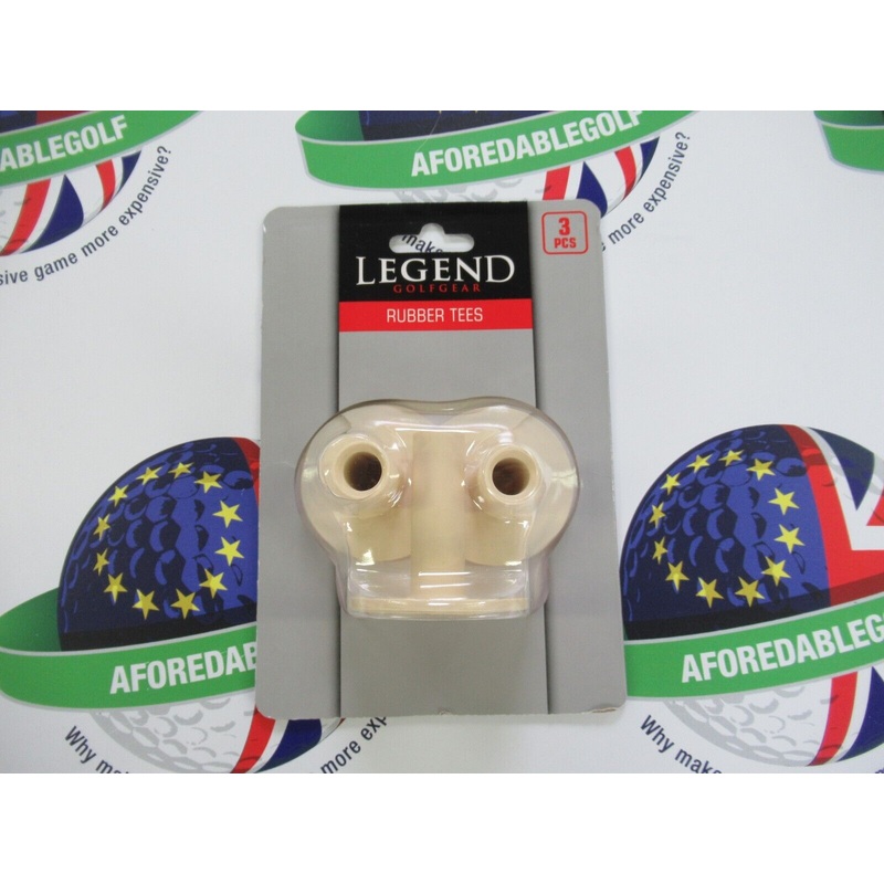 Legend Golf Gear Rubber Tees 3 Pack 1X 38Mm 1X 47Mm 1X 54Mm