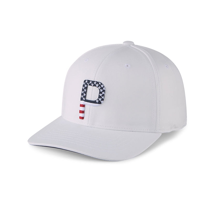 PUMA Youth Pars & Stripes P Junior Cap (White)