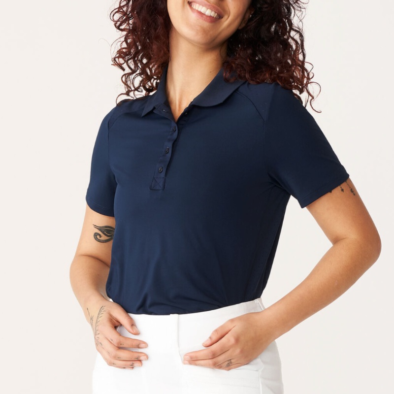 Rohnisch Rumie S/S Polo Shirt – Navy