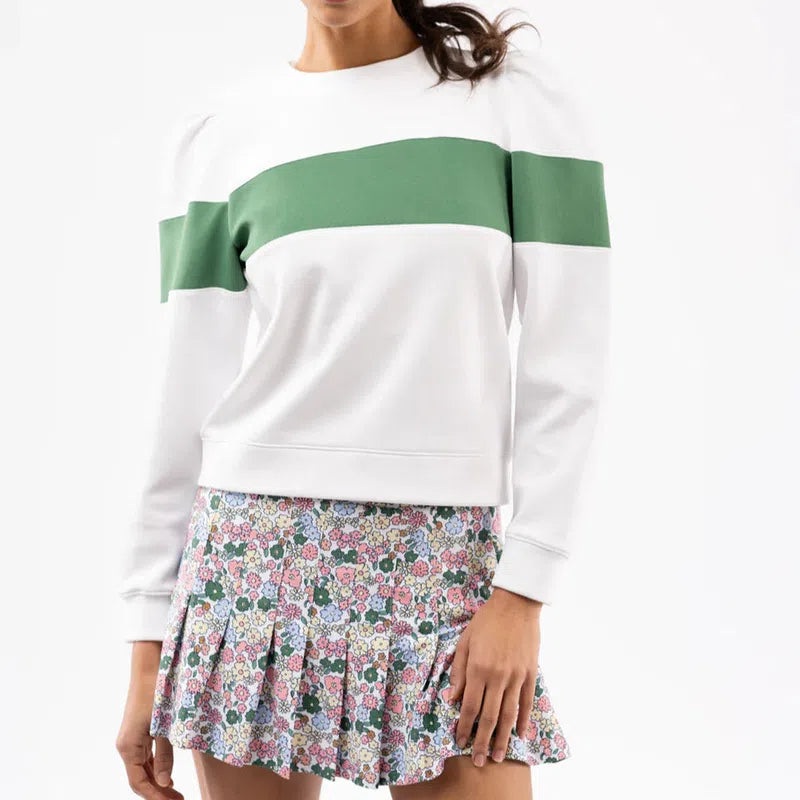 Smith & Quinn Peggy Sweatshirt – White/Boxwood