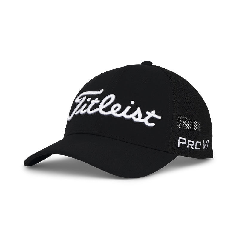 TITLEIST Tour Performance Mesh Men’s Cap (Black/White)