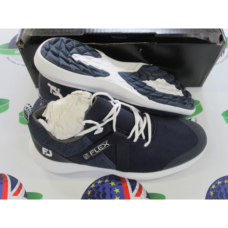 Footjoy Flex Golf Shoes 56102K Navy/White UK Size 8.5 Medium