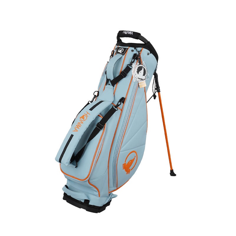 HONMA CB12506 8.5 Stand Bag (Light Blue/Orange)