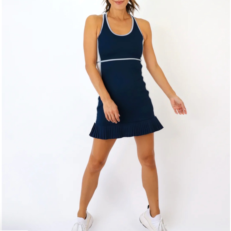 InPhorm Ashley Tennis Dress – Midnight/Vapour
