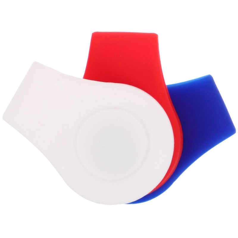 Magnetic Cap Clip Ball Marking Golfers Accessory Red 3Pcs